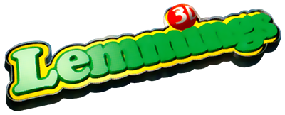 3D Lemmings title screen for Sega Saturn